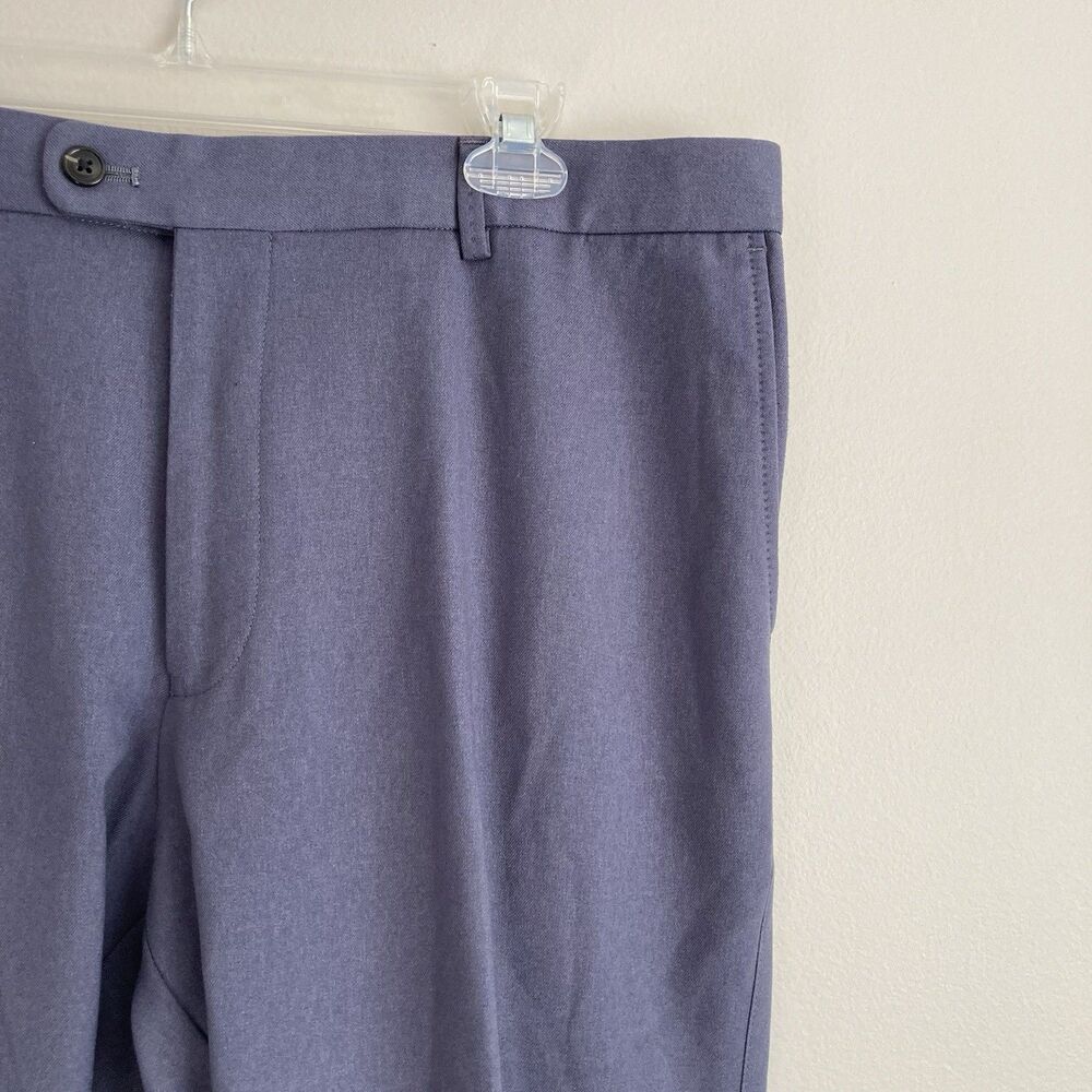 Peter Millar Crown Sport Mens 38x32 Blue Dress Pants Trousers Business - Picture 3 of 10